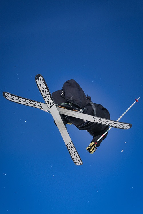 snowpark skieur