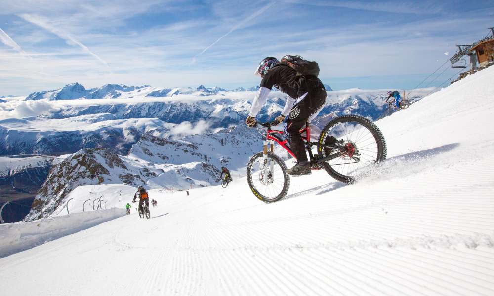 sarenne snowbike alpe d'huez