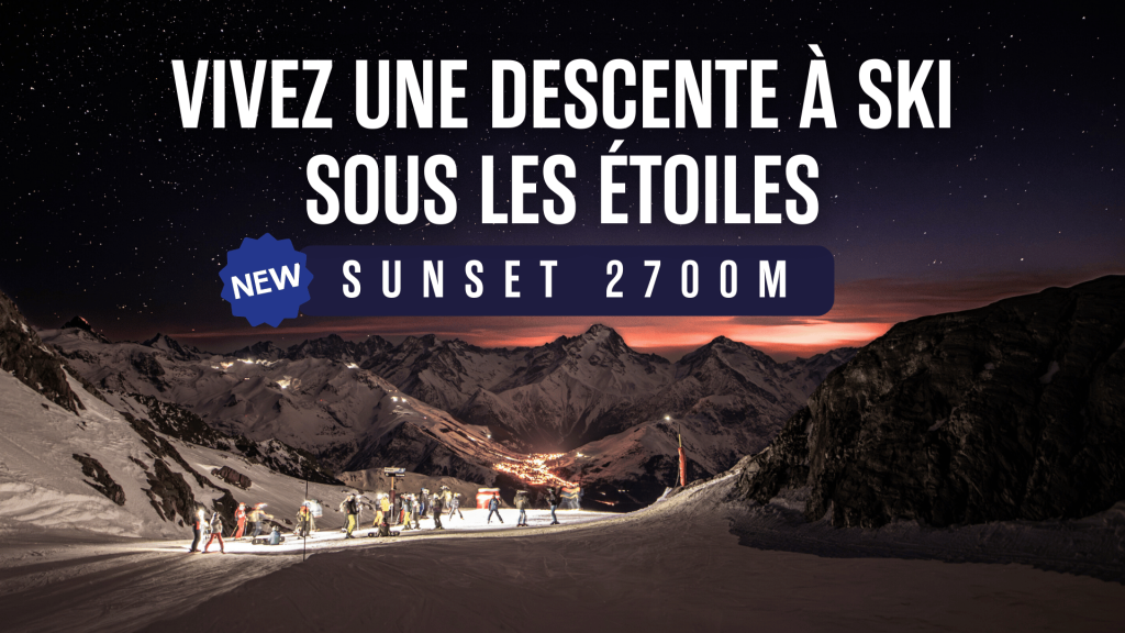 sunset 2700 m alpe d'huez